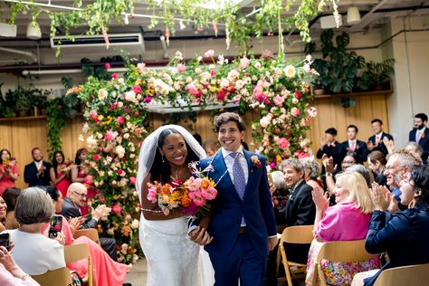 Just married! Caught by Silk City Photography and florals by @rosehipsocial Rule Of Thirds Brooklyn Wedding, Rule Of Thirds, Brooklyn Wedding, City Photography, Just Married, Brooklyn, Weddings, Silk, Floral