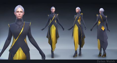 Sci-fi Aristocrate by Dylan 'Aveon' Walsh (https://www.artstation.com/artist/aveon) on Artstation Cyberpunk Female, Sci Fi Fantasy, The Basics, What You Think, Never Give Up, Cyberpunk, Anatomy, You Think, Sci Fi