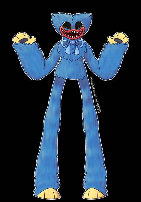 Huggy Wuggy Poppy Playhouse Fanart Scary, Huggy Wuggy Poppy Playhouse Fanart, Huggy Wuggy Poppy Playhouse, Trevor Henderson, Huggy Wuggy, Werewolf Art, Junji Ito, Y Project, Poppy Playtime