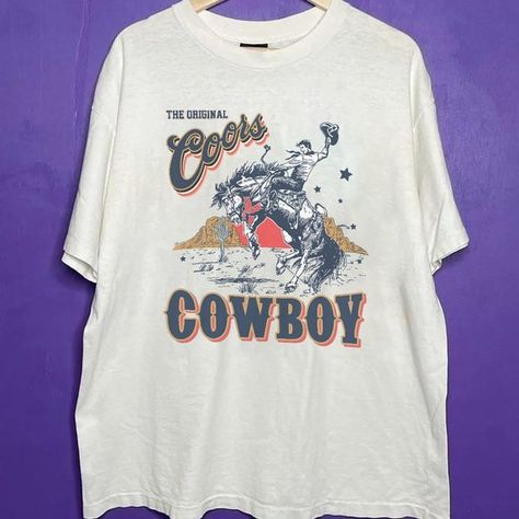 The Original Coors Cowboy Shirt, Retro 90s Coors Rodeo Comfort Colors Shirt tee Coors Cowboy, Coors Rodeo, Oktoberfest Shirt, Rodeo Shirts, Cowboy Shirt, Cowboys Shirt, Country Shirts, Comfort Colors Shirt, Retro 90s