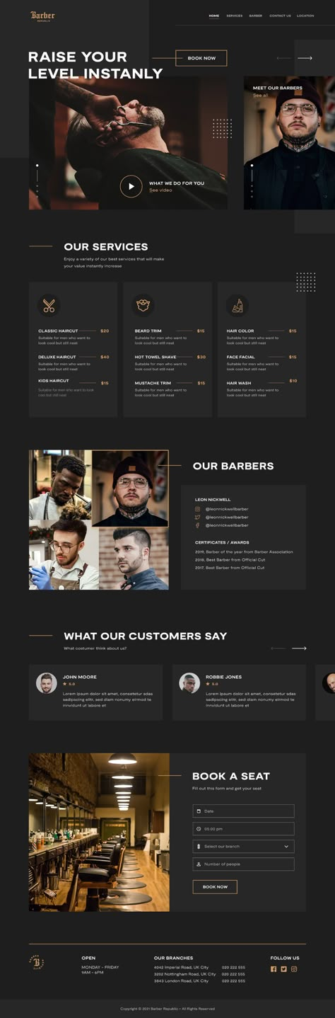 Barber Shop Website Design, Barber Shop Web Design, Barbershop Branding Design, Barbershop Website Design, Barber Shop Branding, Barber Portfolio, Barbershop Branding, Barber Branding, Barber Tips