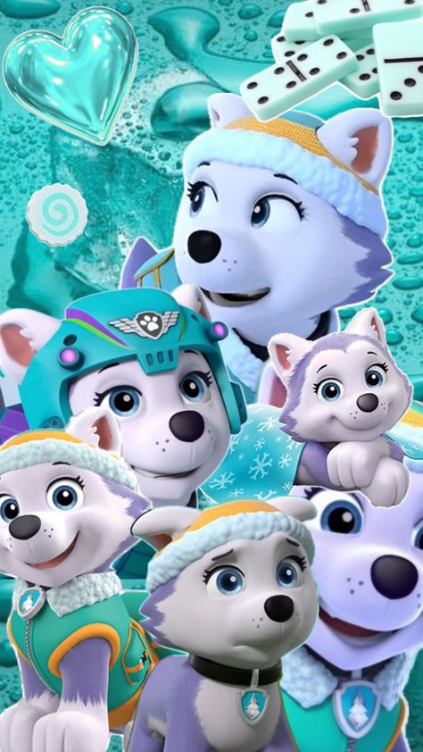 Paw Patrol Aesthetic Wallpaper, Paw Patrol Aesthetic, Paw Patrol Wallpaper, Paw Patrol Cartoon, Everest Paw Patrol, Paw Patrol Pups, Paw Patrol, Aesthetic Wallpaper, Aesthetic Wallpapers