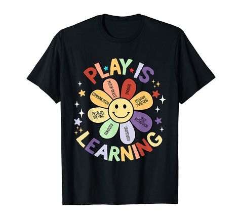 PRICES MAY VARY. Play Is Learning Preschool Teacher Kindergarten Shirt. Preschool teacher shirts, preschool teacher tshirts, play learning shirt, play is learning tshirt, play is learning shirt, play is learning teacher shirt. Play Is Learning Preschool Teacher Kindergarten T-shirt. Preschool teacher assistant shirts, preschool shirts for teachers, preschool teacher shirt, school t shirts for teachers, preschool teacher shirt, teacher tshirts. Lightweight, Classic fit, Double-needle sleeve and b Tk Teacher Shirt, Preschool Shirts For Teachers, Teacher Assistant Shirts, Teacher Shirts Preschool, T Shirts For Teachers, Daycare Shirts, Preschool Teacher Outfits, Businesses Ideas, Shirts For Teachers