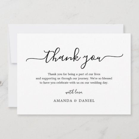 Wedding Thank You Quotes, Wedding Thank You Cards Wording, Wedding Minimal, Thank You Card Wording, Engagement Party Diy, Wolf Drawings, Calligraphy Thank You, Appreciation Note, Expressions Of Sympathy