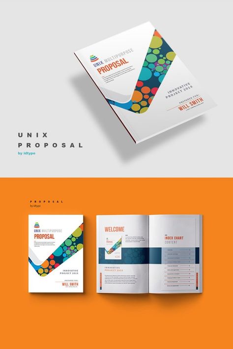 Proposal Brochure - Corporate Identity Template Branding Brief, Catalog Cover Design, Proposal Brochure, Template Proposal, Brochure Design Layouts, Corporate Template, Booklet Template, Brochure Design Creative, Yearbook Pages