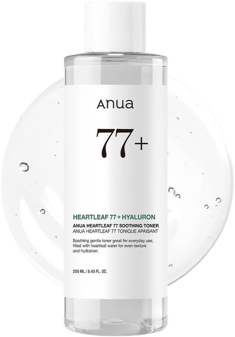 Amazon.com : Anua Heartleaf 77 Soothing Toner I pH 5.5 Trouble Care, Calming Skin, Refreshing, Hydrating, Purifying, Cruelty Free, Vegan,(250ml / 8.45 fl.oz.) : Beauty & Personal Care Agnus Castus, Dermatological Skin Care, Ph Level, Moisturizing Toner, Ph Levels, Skin Care Cleanser, Korean Skin, Skin Routine, Toner For Face