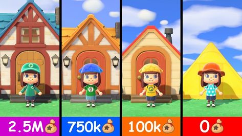 Acnh House Upgrades, Animal Crossing Houses, House Upgrades, Animal Crossing 3ds, Animal Crossing Guide, Island Theme, Animal Crossing Characters, Acnh Ideas, Acnh Inspo