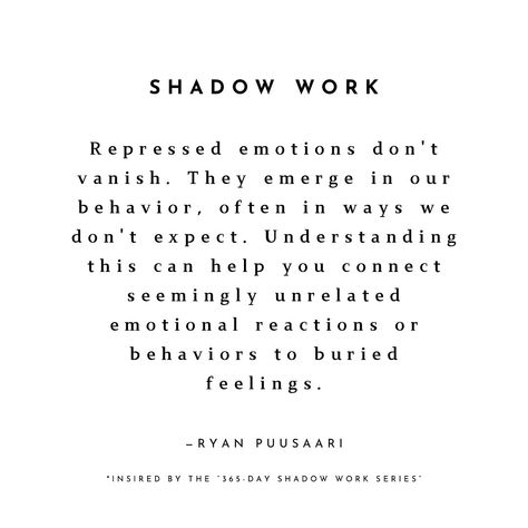 Repressed emotions don’t just vanish—they quietly influence your behavior, often surfacing in ways that seem unrelated. Understanding this connection can help you recognize how past wounds or unprocessed feelings manifest in everyday actions, giving you the insight needed to heal and respond more consciously. #shadowwork Repressed Emotions, Expressing Feelings, Shadow Work, Healing, Feelings, Health