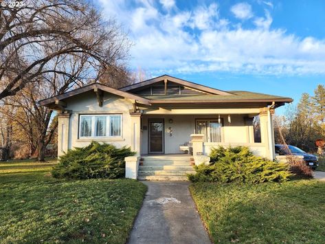 875 Evanston St, Elgin, OR 97827 | realtor.com® 1925 Bungalow, Arts And Crafts Bungalow, Elm Tree, Bungalows For Sale, Craftsman Style Homes, Large Yard, Craftsman Bungalows, Detached Garage, Crown Molding