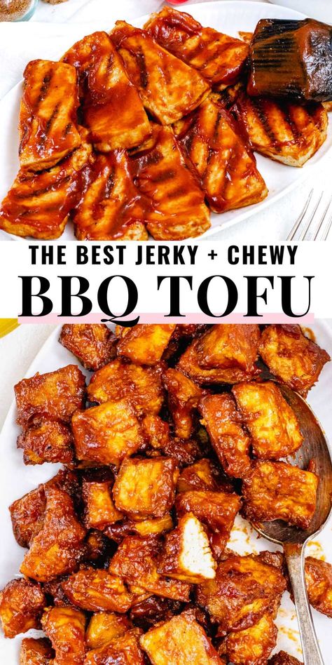 Tofu Block Recipe, Barbecue Tofu Recipes, Tofu Snacks, Tofu Bites, Best Tofu, Tofu Cubes, Vegan Board, Food Comfort, Tofu Chicken