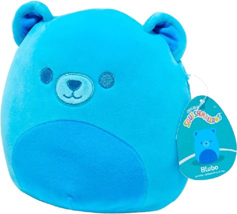 Blubo the Gummy Bear Squishmallows Neon Food | SquadApp Water Bear Plush, Jellyfish Squishmallow, Blue Squishmallow, Blue Axolotl Squishmallow, Neon Food Coloring, Squish Mallow, Squishmallow Bigfoot Collection, Neon Food, Squish Mallows