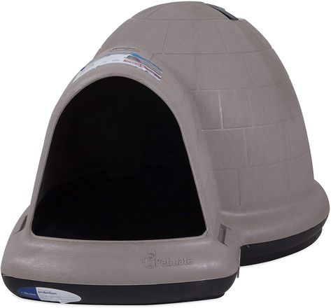 INDIGO W/MICROBAN #dogcrates Dog Igloo, Igloo Dog House, Plastic Dog House, Insulated Dog House, Indoor Dog House, Large Dog House, Outdoor Dog House, Cool Dog Houses, Dog Crates