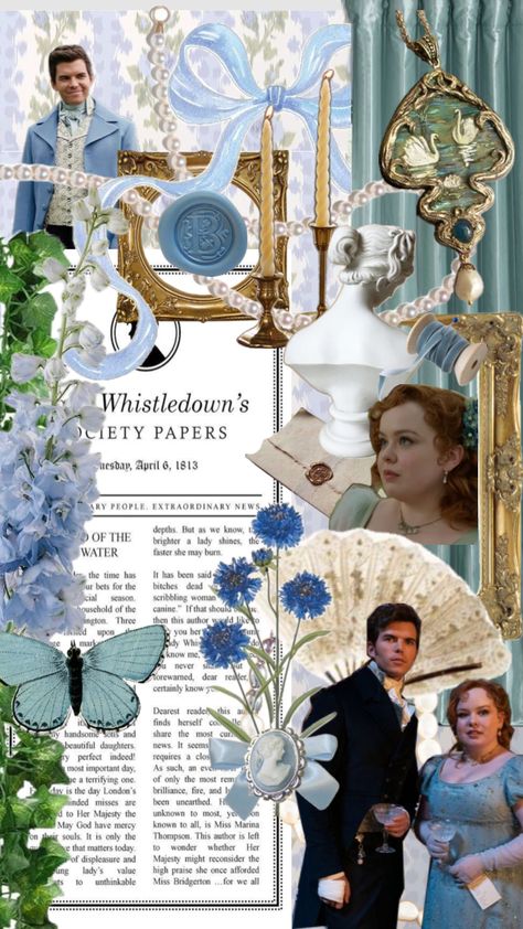 bridgerton bridgerton aesthetic blue blue aesthetic colin bridgerton colin and penelope penelope featherington colin penelope aesthetic bridgerton season 3 polin romance ship collage Penelope Aesthetic, Bridgerton Colin And Penelope, Bridgerton Colin, Colin Penelope, Colin And Penelope, Regency Aesthetic, Bridgerton Aesthetic, Bridgerton Season 3, Colin Bridgerton