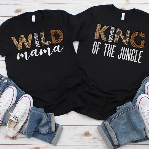 Wild One Birthday Shirts, Wild Shirts, Two Wild Birthday, Three Birthday, Wild One First Birthday, Baby Shower Shirts, Wild Birthday Party, 1st Birthday Girl Decorations, Matching Family T Shirts