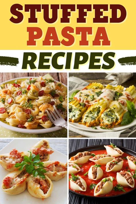 Stuffed Pasta Recipe, Stuffed Noodle Recipes, Stuffed Pasta Recipes, Stuffed Pasta, Veg Crispy, Stuffed Shells Ricotta, Dinner Party Dishes, Jumbo Pasta Shells, Bhaji Recipe