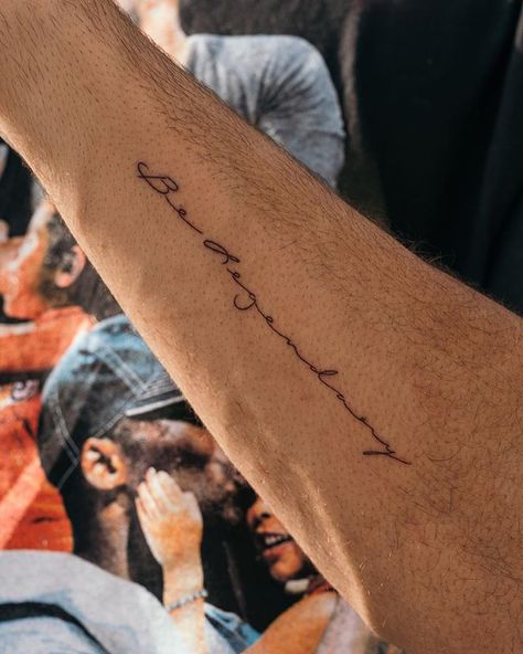 Book on Instagram: “Somethin to live by 💉” Kobe Bryant Tattoo Ideas Small, Be Legendary Tattoo, Legendary Tattoo, Humble Tattoo, Basketball Tattoos, Arm Tattoos For Guys Forearm, Husband Tattoo, Be Legendary, Cute Hand Tattoos