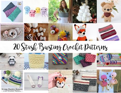 20 Stash Busting Crochet Patterns for 2020 - Grace and Yarn Crochet Mop Cover, Stash Busting Crochet, Grace And Yarn, Scrap Yarn Crochet, Crochet Outfits, Chic Crochet, Crochet Eyes, 4mm Crochet Hook, Stash Buster