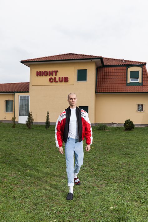 The new macho: meet the Bosnian fashion designer rethinking Balkan masculinity — The Calvert Journal Balkan Fashion, Soviet Fashion, Hussein Chalayan, Fashion Identity, Macho Man, Strip Club, The Trend, Night Club, Fashion Designer