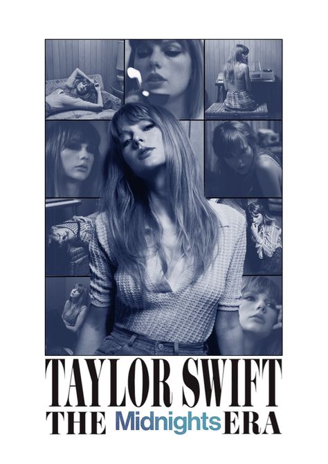 Ts Midnights Era, Printable Taylor Swift Poster, Taylor Swift Midnight Poster, Poster Taylor Swift, Taylor Swift Images, Taylor Swift Drawing, Midnights Era, Taylor Swift Shirts, Taylor Swift Fan Club