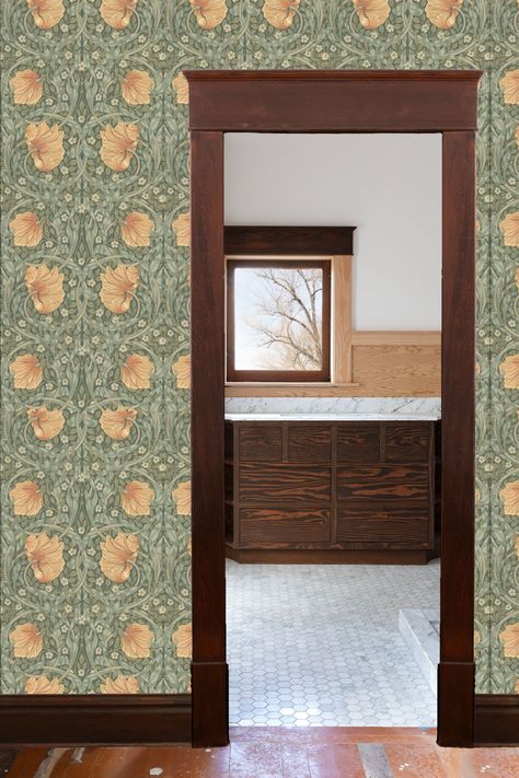 Help Us Pick a Wallpaper for the Primary Nook! — The Grit and Polish Wallpaper Nook, The Grit And Polish, Grit And Polish, Epoxy Grout, Fun Wallpaper, A N Wallpaper, Simply White, A Wallpaper, Green Tones