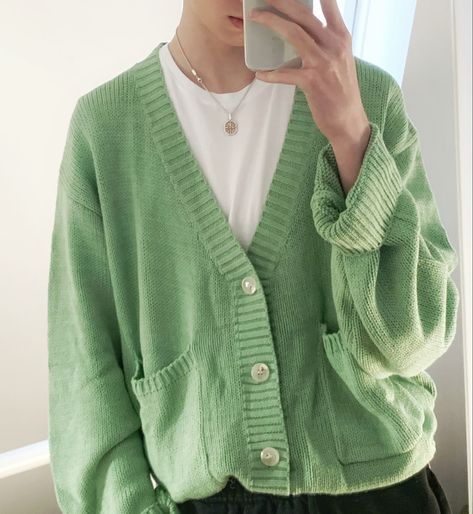 Mint Green Cardigan, Spotify Covers, Sweet Lady, Green Cardigan, Refashion Clothes, Fit Inspo, Fitness Inspo, Bts Jungkook, Mint Green