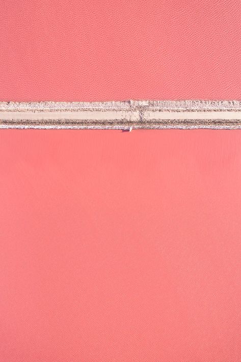 The different colors of salt ponds relates to the levels of salinity in the water. Pink and red hues are caused by a type of algae known as Dunaliella salina. Tom Hegen, Salt Ponds, Adobe Design, Natural Landscapes, Rainbow Aesthetic, Textured Art, Aerial Photo, Photography Projects, Drone Photography