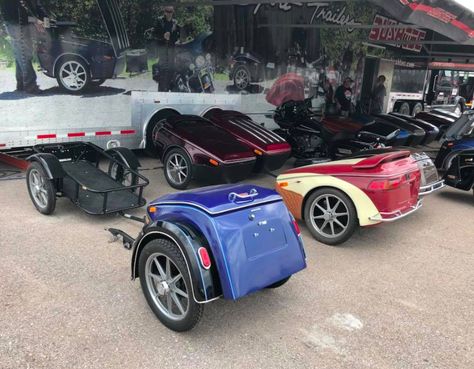 Can Motorcycles Really Pull Trailers Behind Them Safely? - Bushtec Motorcycle Trailers Motorcycle Trailer For Sale, Motorcycle Cargo Trailer, Pull Behind Motorcycle Trailer, Pull Behind Trailer, Motorcycle Towing, Lightweight Trailers, Dog Trailer, Touring Motorcycles, Trailer Suspension