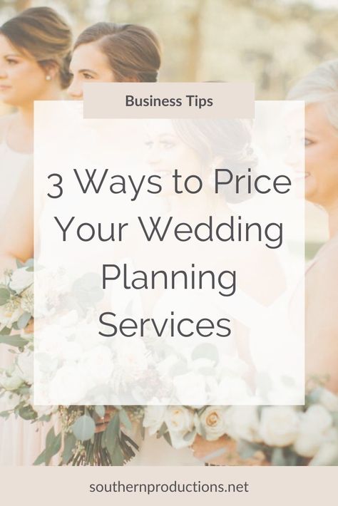 How to price yourself as a new wedding planner is a struggle for many new planners | In this blog post I'm sharing 3 different ways to price yourself as a wedding planner #weddingplannereducation #weddingplannertips #howtobeaweddingplanner Wedding Officiant Business, Charleston South Carolina Wedding, Wedding Planning Business, Pricing Guide, Planner Tips, Wedding Marketing, South Carolina Wedding, Wedding Planning Services, Wedding Officiant