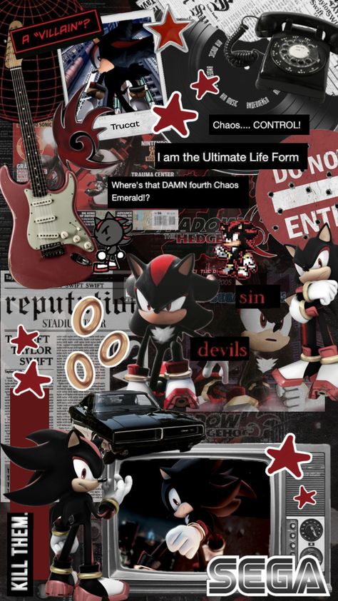 #shadowthehedgehog #sonic #sonicthehedgehog Shadow Theme, Advance Wars, Chaos Emeralds, Shadow Sonic, Sonic Shadow, Sonic Funny, Sonic Fan Characters, Sonic Franchise, Hedgehog Art