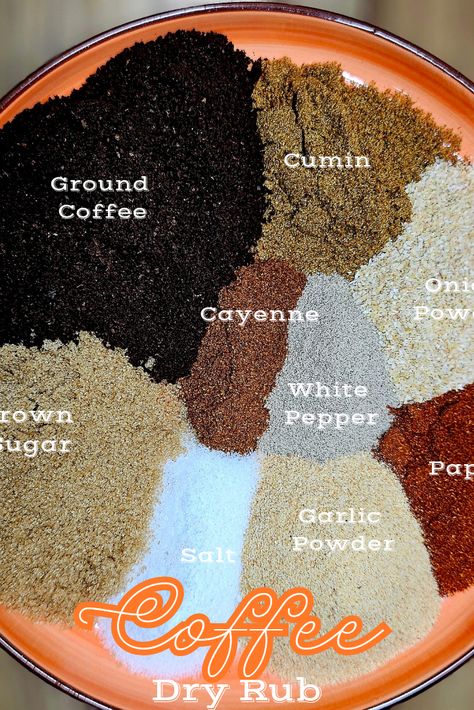 A simple but super flavorful rub recipe that works on beef, pork or chicken  #dryrubrecipe #coffeedryrub #freshgroundcoffee #coffeedryrubrecipes #seasoningblends #grillseasoninig #tritipseasoning #seasoning Coffee Rub Recipe, Pork Rub Recipe, Coffee Rubbed Steak, Coffee Rub, Dry Rub Recipes, Dry Rubs, Wednesday Friends, Pork Rub, Homemade Spice Blends