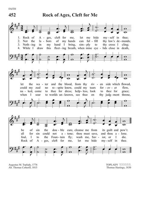 Rock of Ages, Cleft for Me | Hymnary.org Rock Of Ages Hymn, Gospel Song Lyrics, Christian Song Lyrics, Spiritual Songs, Rock Of Ages, Spiritual Thoughts, Me Too Lyrics, Gospel Song, Christian Songs