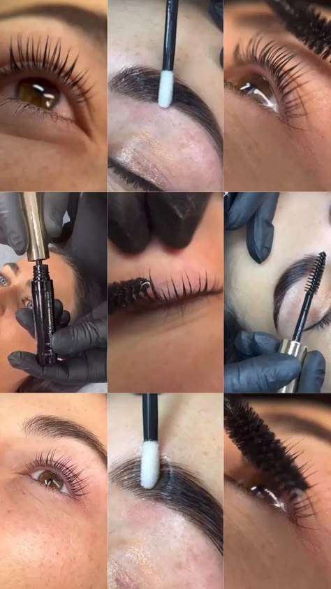 Eye Lash Art, Eye Lash Design, Elleebana Lash Lift, Eye Lash Photography, Hair Advertising, Eyelash Lift And Tint, Lash And Brow Tint, Instagram Brows, Deep Cleansing Facial