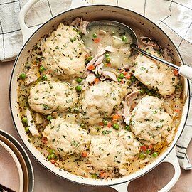 test kitchen favorite chicken and dumplings Martha Stewart Chicken, Chicken Dumpling, Chicken Dumpling Soup, Chicken And Dumplings Recipe, Dumpling Soup, Cooking With White Wine, The Recipe Critic, Recipe Critic, Dumplings For Soup