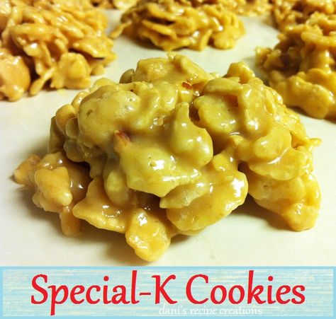 Special K Dessert, Special K Treats, Special K Cookies, Special K Recipes, Cereal Mixes, Cooking Bacon In The Oven, Chipotle Marinade, Oven Bacon, Cornflake Cookies