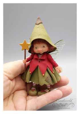 Fairy Art Dolls, Elves And Fairies, Clay Fairies, Elf Doll, Baby Fairy, Fairy Figurines, Flower Fairies, Waldorf Dolls, Fairy Art