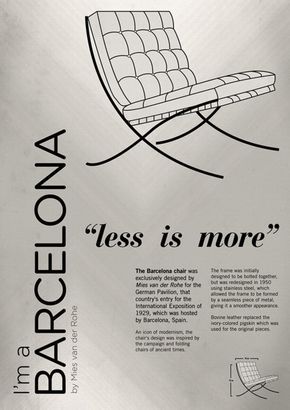 sterling-ratio: Less is more. Art as unique object and finished work authenticated by artist and validated by agreed upon standards. Barcelona Chairs, Industrial Chair, Iconic Chairs, Ludwig Mies Van Der Rohe, Iconic Furniture, Objet Design, Van Der Rohe, Tamarindo, Mies Van Der Rohe