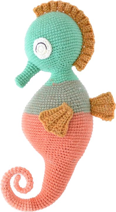 Neo the Seahorse Free Crochet Pattern By Elisa's Crochet Free Crochet Seahorse Pattern, Amigurumi Seahorse, Crochet Seahorse, Crochet Craft Fair, Crochet Sea Creatures, Mandala Yarn, Sea Horses, Crochet Butterfly, Crochet Amigurumi Free Patterns