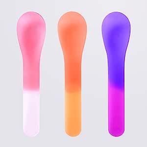 Amazon.com: 30 Color-Changing Spoons-Pink, Orange, Purple-Birthday Party Spoons-Dessert Spoons-Ice Cream Spoons-Ice Cream Sundae Bar Supplies-One-time use or multiple-use-Individually Wrapped! : Baby Purple Desserts, Ice Cream Snacks, Ice Cream Sundae Bar, Purple Birthday Party, Christmas Spoons, Sundae Bar, Yogurt Ice Cream, Ice Cream Birthday Party, Purple Cakes