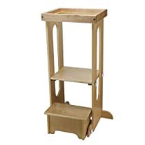 Check this out! Toddler Step Stool, Kitchen Step Stool, Wood Steps, Learning Tower, Step Stool Kids, Adjustable Stool, Compact Kitchen, Kitchen Benches, Kitchen Counters