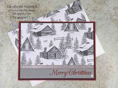 Peaceful Place Stampin Up Cards, Stampin Up Peaceful Season Cards, Stampin Up Peaceful Place Card Ideas, Peaceful Place Dsp Stampin Up Cards, Peaceful Cabin Stampinup Cards, Stampin Up Peaceful Place Dsp Cards, Stampin Up Peaceful Place Dsp, Stampin Up Peaceful Noel Christmas Cards, Stampin Up Peaceful Prints Dsp Cards