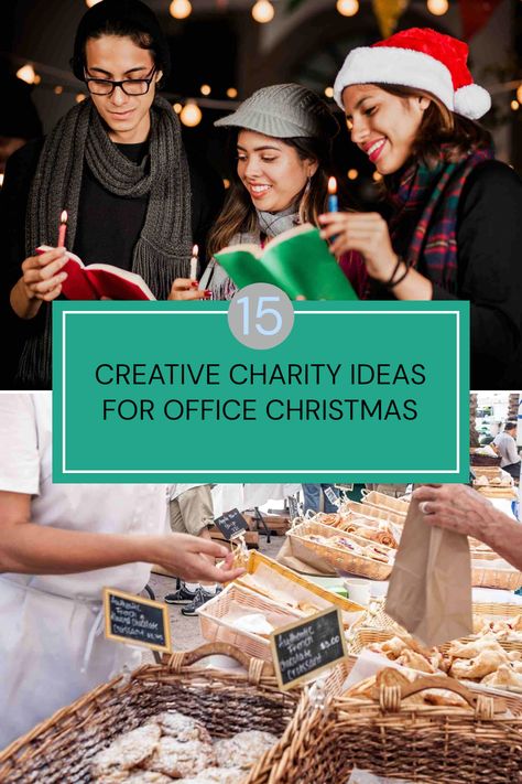 Bring the holiday spirit to your workplace with these 15 fun and creative charity ideas for your office Christmas celebration. From auctions and raffles to bake sales and volunteering activities, get your team involved in supporting those in need. Discover how to create a festive atmosphere while making a real difference in your community. Uncover engaging ways to combine fun with fundraising efforts, ensuring a memorable year-end celebration that shows your corporate social responsibility. Get inspired today for a meaningful holiday season! Christmas Community Event Ideas, Christmas Charity Ideas, Christmas Fundraiser Ideas, Volunteering Activities, Christmas Fundraising Ideas, Christmas Stall Ideas, Volunteer Christmas, Fundraising Games, Charity Ideas