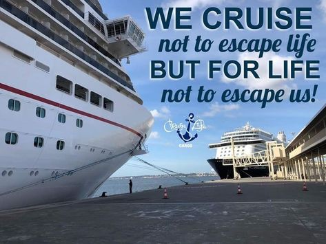 Cruise Ship Quotes, Cruise Vibes, Ship Quotes, Dream Note, Travel Quotes Wanderlust, Cruise Shirt, Carnival Cruise, Cruise Tips, Halloween 2018