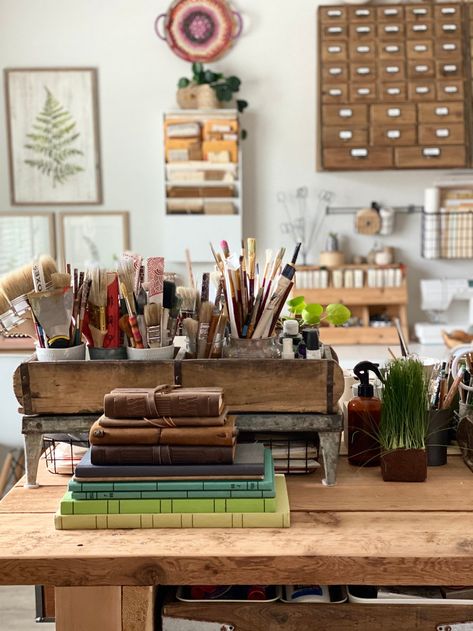 STUDIO — RAE MISSIGMAN Rae Missigman, Dream Art Room, Design My Room, Travelers Journal, Room Maker, Art Studio Space, Art Studio Organization, Art Studio Room, Tiny Studio