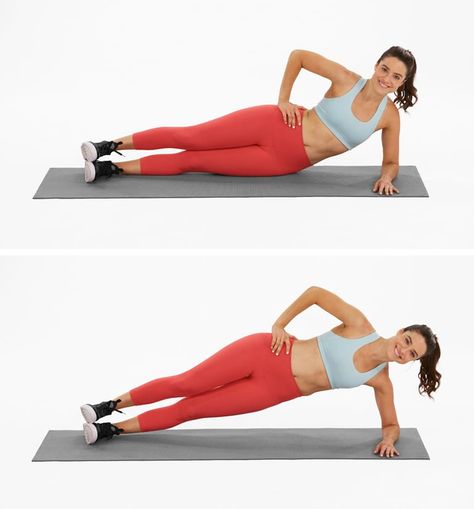 hip workouts exercises | side lying hip raise Hip Workouts, Side Hip Raises, Rid Belly Fat, Workout Instructions, Bigger Hips Workout, Hip Raises, Squats And Lunges, Hip Lifts, Hip Ups