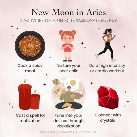 Spell For Motivation, Drawing Dancing, Manifest Inspiration, New Moon In Aries, Witchy Business, Moon In Aries, Aries Season, New Moon Rituals, Fresh Starts