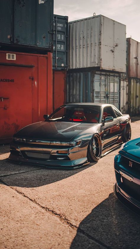 Nissan 240sx Wallpaper, 240sx Wallpaper, Wallpaper Car Aesthetic, 90s Japanese Cars, Wallpaper Car, Luxury Cars Audi, Silvia S13, Sports Car Wallpaper, Jdm Wallpaper