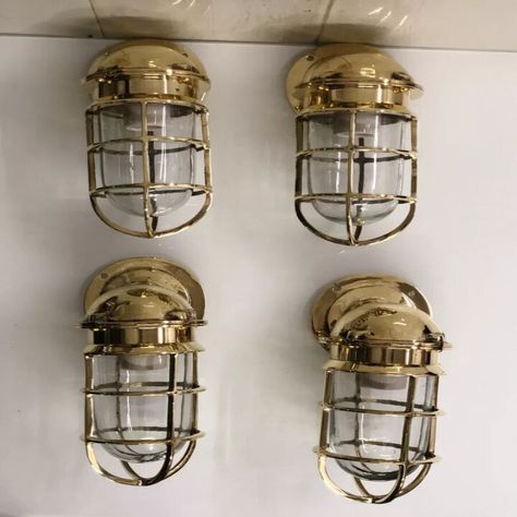 Check out our amazing collection of Nautical Marine Solid Brass Wall Swan Wall Passageway Bulkhead Lights! From antique reproductions to vintage ship lights, we have something for every taste. Made with high-quality brass and glass materials, these lights will add the perfect touch of nautical charm to any space. 🚢⚓️ Don't miss out on these beautiful pieces! #nauticaldecor #brasslighting #passagewaylight #bulkheadlight #marinedecor  #eBay #AlbetroxGaint #UnitedStates #CeilingLight #Brass Wall Swan, Brass Wall Lights, Vintage Ship, Marine Decor, Porthole Window, Bulkhead Light, Wall Light Fixture, Bulkhead Lights, Rusted Metal