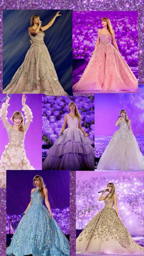 Every Speak Now Outfit from the Eras Tour!! #taylorswift #taylornation #taylorsversion #erastour #speaknowtv Speak Now Outfits, Eras Tour Speak Now, Speak Now Eras Tour, Harry Taylor, Eras Tour Outfit, Speak Now, Big Show, Eras Tour, Music Stuff