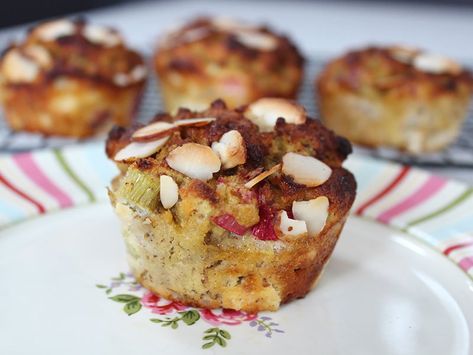 Rhubarb Muffins w Coconut Flour | Wicked Wellbeing Gluten Free Rhubarb Recipes, Rhubarb Bread, Rhubarb Muffins, Baking With Coconut Flour, Coconut Muffins, Coconut Flour Recipes, Family Desserts, Gluten Dairy Free, Food For Digestion