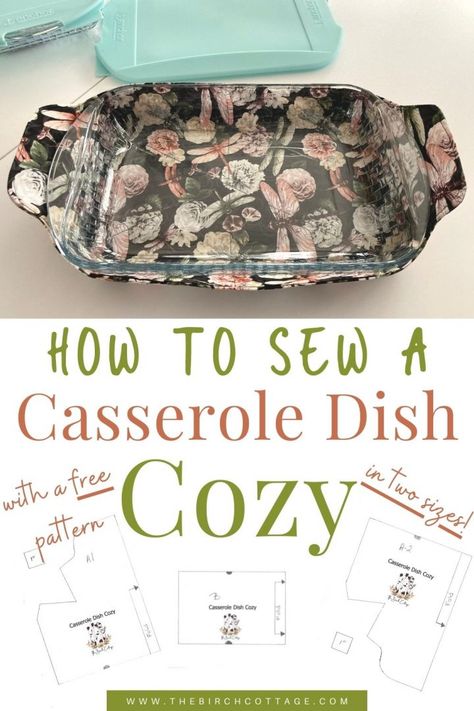 Casserole Dish Cozies, Rectangle Microwave Cozy Pattern, Casserole Dish Cozy Pattern, Casserole Tote Free Pattern, 9x13 Casserole Carrier Free Pattern, Sewing Craft Projects, Casserole Dish Cozy Pattern Free, Casserole Cozy Free Pattern, Bowl Cozy Pattern Free Printable